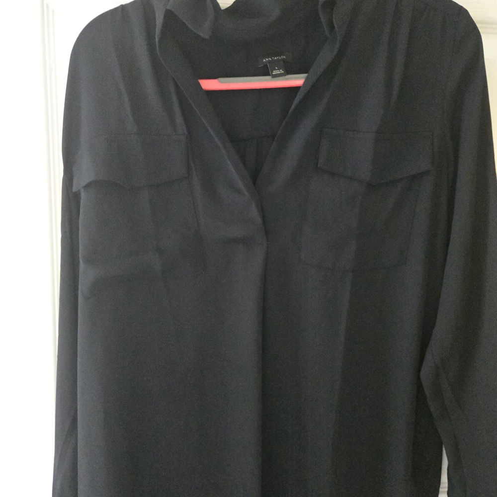 Ann Taylor Black Blouse